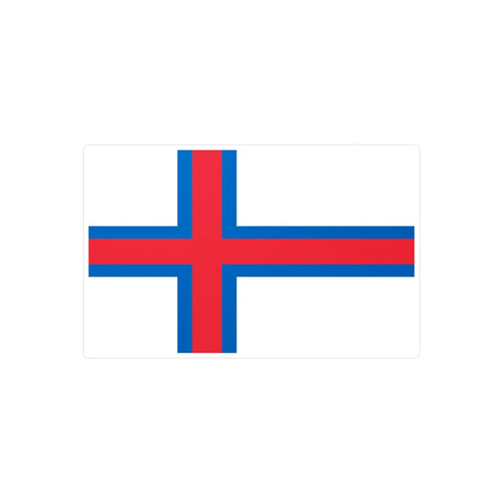 Faroe Islands Flag Sticker in Multiple Sizes - Pixelforma