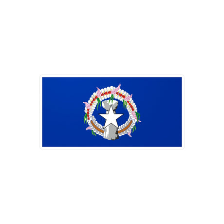 Northern Mariana Islands Flag Sticker in Multiple Sizes - Pixelforma