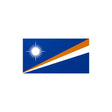 Marshall Islands Flag Sticker in Multiple Sizes - Pixelforma