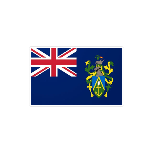 Pitcairn Islands Flag Sticker in Multiple Sizes - Pixelforma