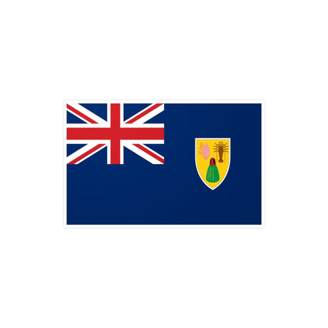 Turks and Caicos Islands Flag Sticker in Multiple Sizes - Pixelforma