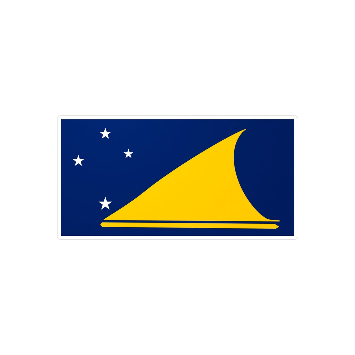 Tokelau Flag Sticker in Various Sizes - Pixelforma