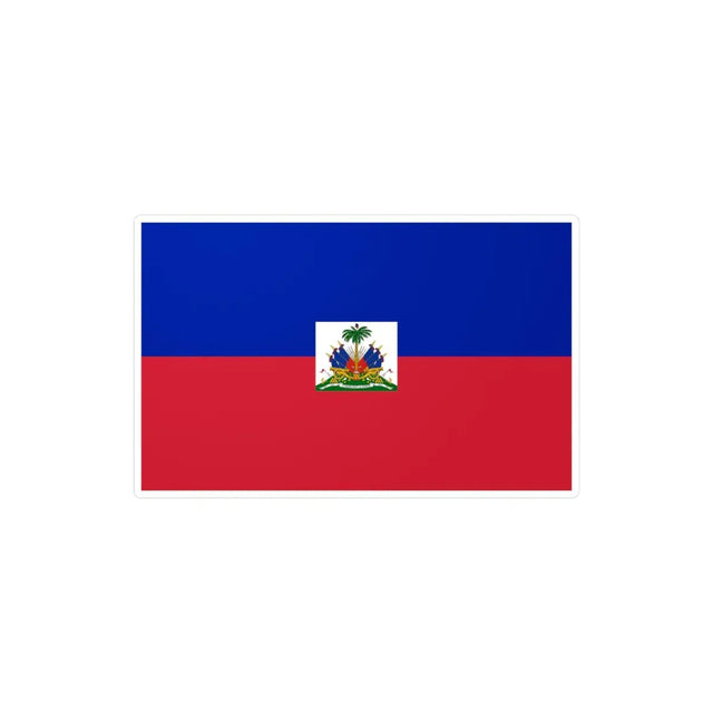 Autocollant Drapeau d'Haïti en plusieurs tailles - Pixelforma 