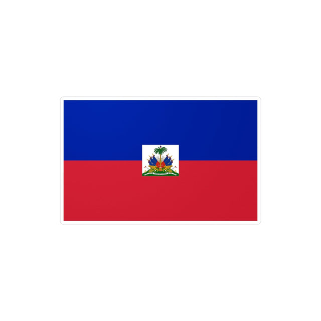 Haiti Flag Sticker in Multiple Sizes - Pixelforma