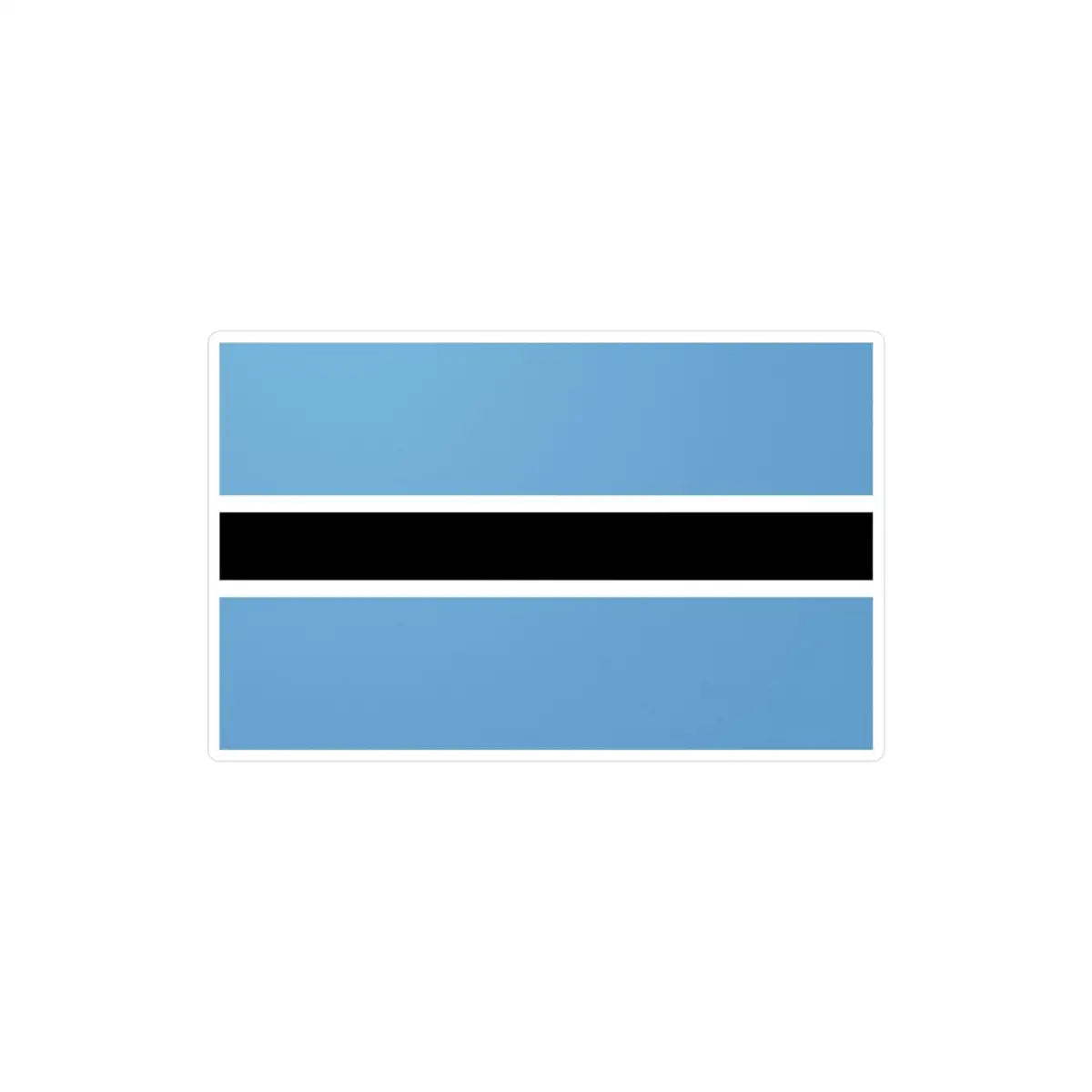 Autocollant Drapeau du Botswana en plusieurs tailles - Pixelforma 