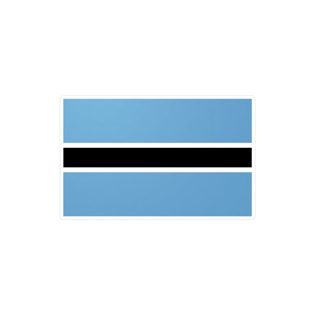 Botswana Flag Sticker in Multiple Sizes - Pixelforma
