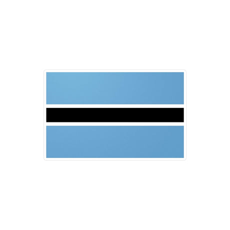 Autocollant Drapeau du Botswana en plusieurs tailles - Pixelforma