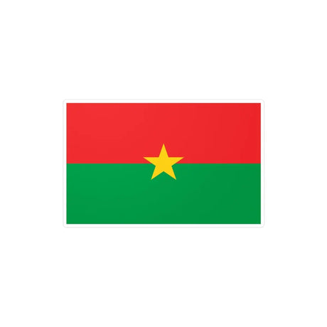 Autocollant Drapeau du Burkina Faso en plusieurs tailles - Pixelforma 