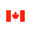 Canada Flag Sticker in Multiple Sizes - Pixelforma