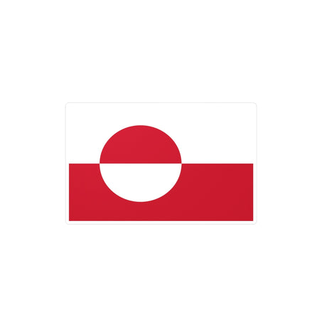 Greenland Flag Sticker in Multiple Sizes - Pixelforma