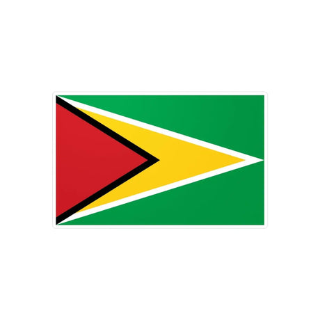 Autocollant Drapeau du Guyana en plusieurs tailles - Pixelforma 