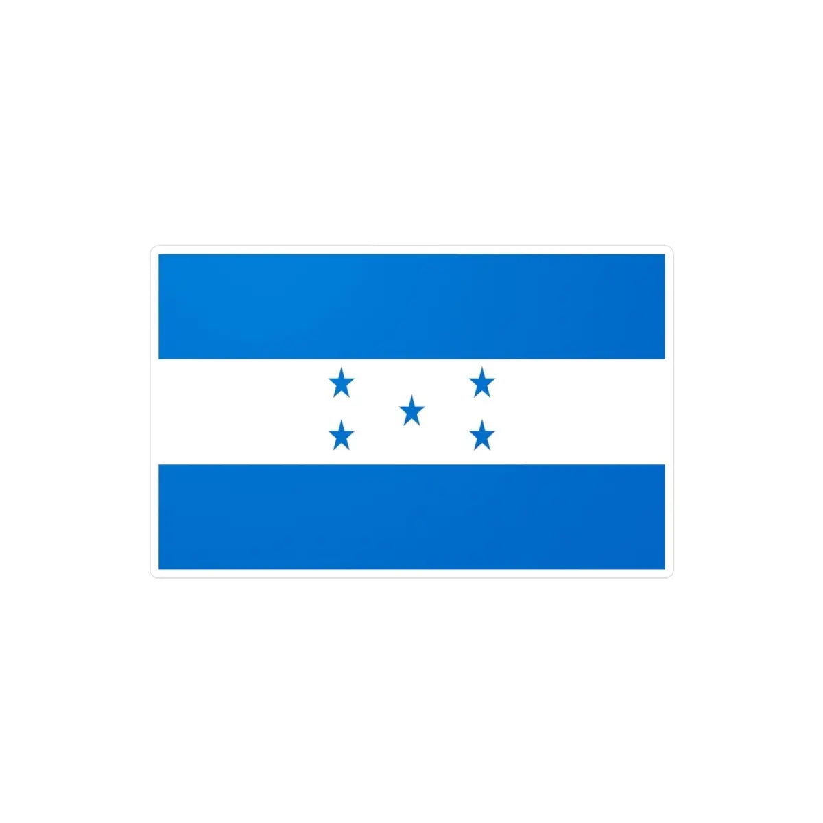 Autocollant Drapeau du Honduras en plusieurs tailles - Pixelforma 