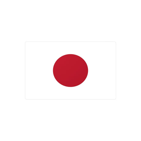 Autocollant Drapeau du Japon en plusieurs tailles - Pixelforma