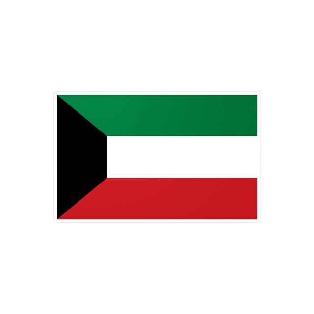 Kuwait Flag Sticker in Multiple Sizes - Pixelforma