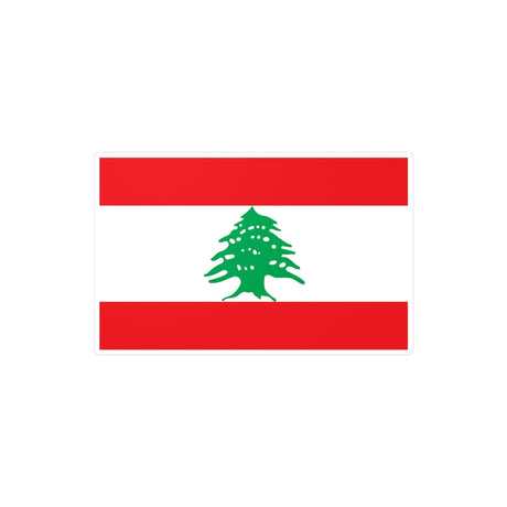 Autocollant Drapeau du Liban en plusieurs tailles - Pixelforma