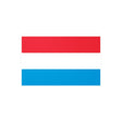 Luxembourg flag sticker in several sizes - Pixelforma