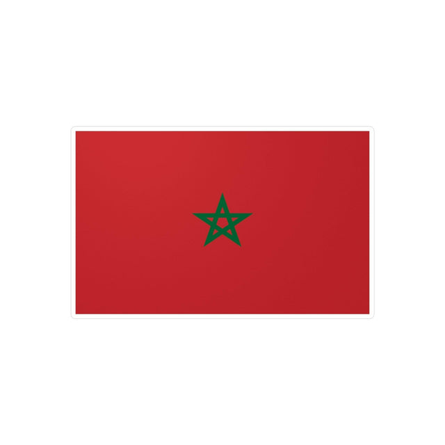 Autocollant Drapeau du Maroc en plusieurs tailles - Pixelforma