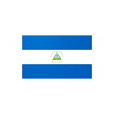 Autocollant Drapeau du Nicaragua en plusieurs tailles - Pixelforma 