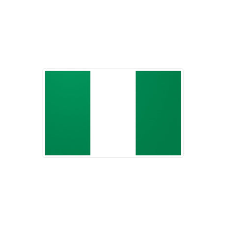 Nigeria Flag Sticker in Multiple Sizes - Pixelforma