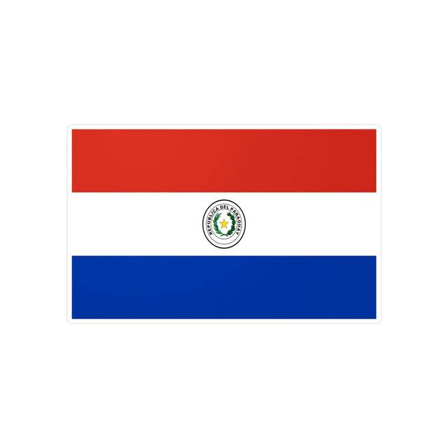 Paraguayan Flag Sticker in Various Sizes - Pixelforma