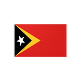Timor-Leste Flag Sticker in Multiple Sizes - Pixelforma