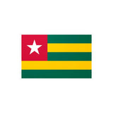 Autocollant Drapeau du Togo en plusieurs tailles - Pixelforma 