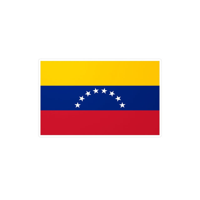 Venezuela Flag Sticker in Multiple Sizes - Pixelforma