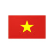 Vietnam Flag Sticker in Multiple Sizes - Pixelforma