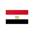 Autocollant drapeau égypte rectangle en pvc résistant