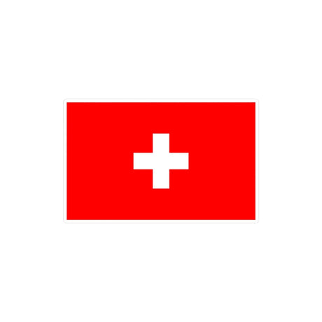 Autocollant Drapeau et armoiries de la Suisse en plusieurs tailles - Pixelforma