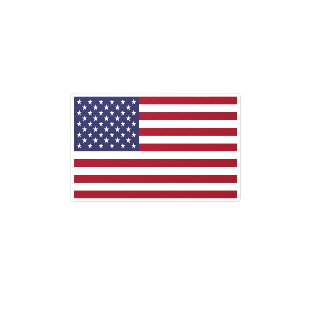 Autocollant drapeau états-unis rectangulaire pvc résistant
