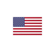 Autocollant drapeau états-unis rectangulaire pvc résistant