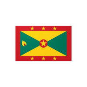 Autocollant drapeau grenade forme rectangle en pvc résistant