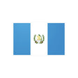 Autocollant drapeau guatemala rectangle pvc résistant