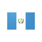 Autocollant drapeau guatemala rectangle pvc résistant