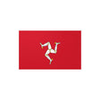 Autocollant drapeau île de man rectangle pvc résistant