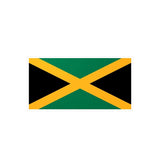 Autocollant drapeau jamaïque rectangle pvc résistant