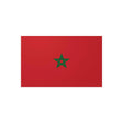 Autocollant drapeau maroc rectangulaire pvc résistant