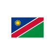 Autocollant drapeau namibie rectangle pvc résistant