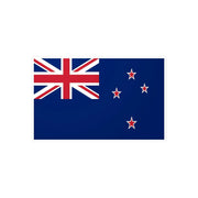 Autocollant drapeau nouvelle-zélande rectangle pvc résistant