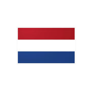 Autocollant drapeau pays-bas rectangle pvc résistant