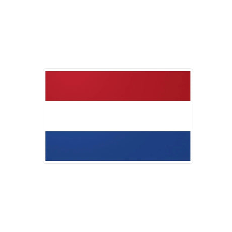 Autocollant drapeau pays-bas rectangle pvc résistant