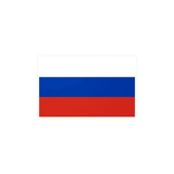 Autocollant drapeau russie rectangle pvc décoratif résistant