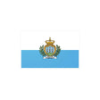 Autocollant drapeau saint-marin pvc rectangle résistant