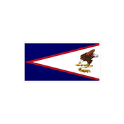 Autocollant drapeau samoa américaines rectangle pvc résistant