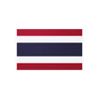 Autocollant drapeau thaïlande rectangulaire pvc résistant