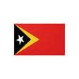 Autocollant drapeau timor oriental rectangle pvc résistant
