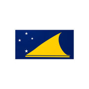 Autocollant drapeau tokelau rectangle pvc résistant