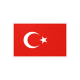 Autocollant drapeau turquie rectangle pvc résistant