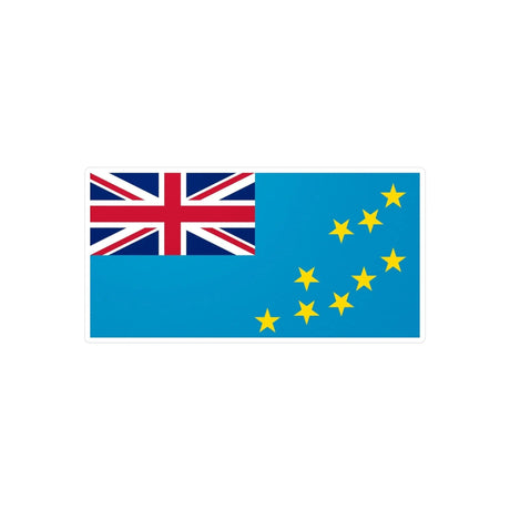 Autocollant drapeau tuvalu rectangulaire pvc résistant